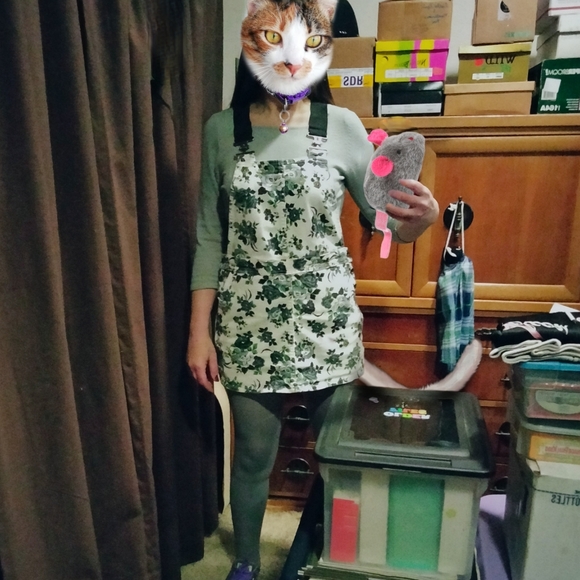 Almost Vintage Forever 21 Overall Dress - Picture 9 of 9